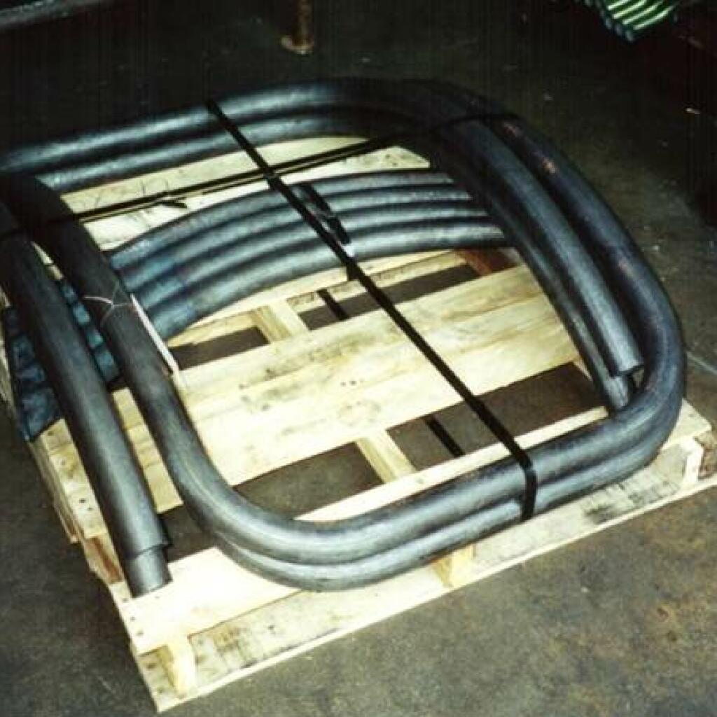 Rolled mild steel tubing  